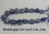 CNG3009 15.5 inches 15*20mm - 22*30mm nuggets lapis lazuli beads