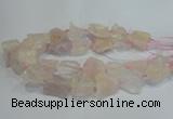 CNG3016 15.5 inches 15*20mm - 22*30mm nuggets rose quartz beads