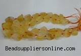 CNG3017 15.5 inches 15*20mm - 22*30mm nuggets citrine beads