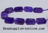 CNG3081 15.5 inches 30*40mm - 35*45mm freeform agate beads