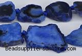 CNG3172 15.5 inches 15*20mm - 25*30mm freeform druzy agate beads