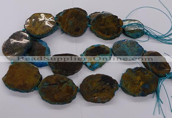 CNG3191 15.5 inches 35*45mm - 40*50mm freeform opal gemstone beads