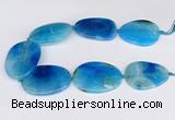 CNG3352 15.5 inches 40*50mm - 45*60mm freeform agate beads