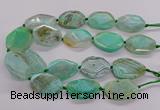 CNG3362 15.5 inches 30*35mm - 35*45mm faceted freeform agate beads