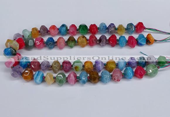 CNG3370 15.5 inches 10*14mm - 12*16mm nuggets agate beads