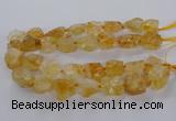 CNG3424 15.5 inches 15*20mm - 20*30mm nuggets citrine beads