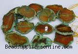 CNG3460 15.5 inches 35*40mm - 45*55mm freeform agate beads