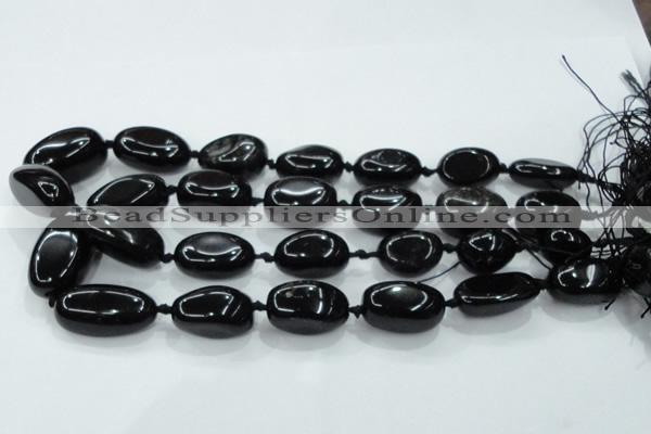 CNG352 15.5 inches 15*20mm - 20*35mm nuggets obsidian beads