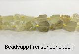 CNG3562 15.5 inches 18*20mm - 25*30mm nuggets rough lemon quartz beads