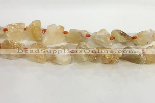 CNG3563 15.5 inches 18*20mm - 25*30mm nuggets rough citrine beads