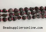 CNG3579 15.5 inches 10*14mm - 12*16mm nuggets garnet gemstone beads