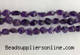 CNG3581 15.5 inches 8*10mm - 10*12mm nuggets amethyst beads