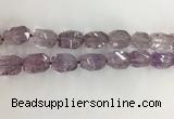 CNG3583 13*18mm - 15*20mm faceted nuggets light amethyst beads