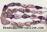 CNG3637 15.5 inches 22*30mm - 30*40mm freeform druzy agate beads