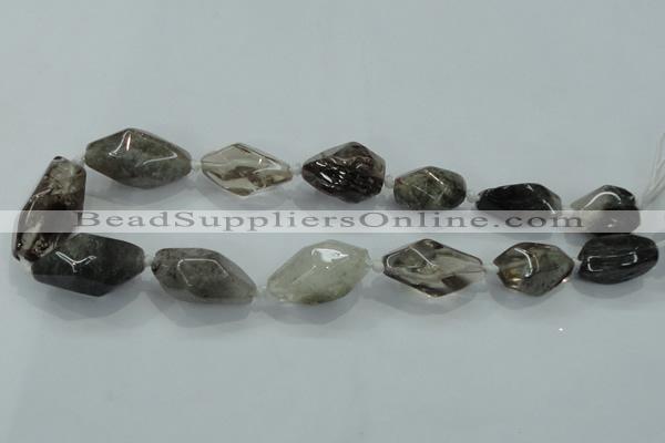 CNG410 15.5 inches 15*20mm - 20*35mm nuggets quartz beads