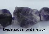 CNG435 15.5 inches 15*20mm – 20*32mm nuggets amethyst beads