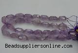 CNG5000 15.5 inches 13*18mm - 15*25mm faceted nuggets amethyst beads