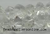 CNG5023 15.5 inches 10*14mm - 13*18mm faceted nuggets white crystal beads