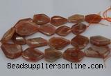 CNG5083 15.5 inches 20*30mm - 25*45mm freeform sunstone beads