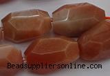 CNG5091 15.5 inches 13*18mm - 15*25mm faceted nuggets sunstone beads