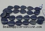 CNG5164 15.5 inches 16*22mm - 30*35mm freeform blue dumortierite beads