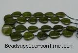 CNG5167 15.5 inches 16*22mm - 30*35mm freeform green gemstone beads