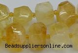 CNG5219 15.5 inches 12*16mm - 15*20mm faceted nuggets citrine beads