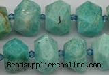 CNG5271 15.5 inches 10*14mm - 15*20mm faceted nuggets amazonite beads