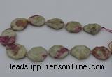 CNG5312 15.5 inches 20*30mm - 35*45mm freeform tourmaline beads