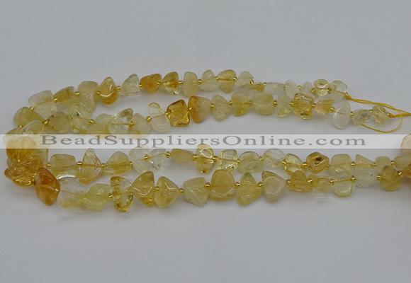 CNG5331 15.5 inches 6*8mm - 13*18mm nuggets citrine beads