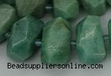 CNG5338 15.5 inches 12*16mm - 15*20mm faceted nuggets amazonite beads