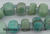 CNG5378 15.5 inches 8*12mm - 12*16mm nuggets amazonite beads