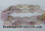 CNG5448 15.5 inches 20*30mm - 35*45mm faceted freeform kunzite beads