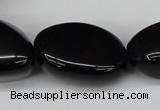 CNG55 15.5 inches 10*12mm - 20*35mm nuggets black agate beads