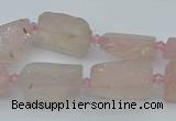 CNG5551 15.5 inches 10*15mm - 15*20mm nuggets rose quartz beads