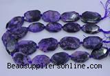 CNG5715 15.5 inches 25*35mm - 30*40mm faceted freeform charoite beads