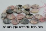 CNG5748 15.5 inches 25*35mm - 30*40mm freeform pink opal beads