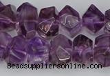 CNG5780 10*14mm - 12*16mm faceted nuggets amethyst beads