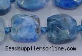 CNG5786 15.5 inches 10*12mm - 10*14mm faceted freeform apatite beads