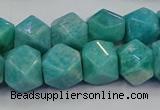 CNG5841 15.5 inches 10*12mm - 12*14mm faceted nuggets amazonite beads