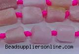 CNG5913 15.5 inches 4*6mm - 6*10mm nuggets rough pink opal beads