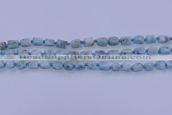 CNG5915 15.5 inches 4*6mm - 6*10mm nuggets rough larimar beads