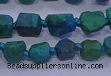 CNG5917 15.5 inches 4*6mm - 6*10mm nuggets rough chrysocolla beads