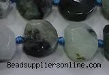 CNG5936 10*12mm - 10*14mm faceted freeform jade beads