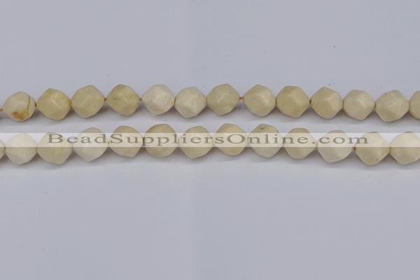 CNG6122 15.5 inches 8mm faceted nuggets jasper beads