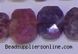 CNG6306 15.5 inches 13*18mm - 15*20mm faceted freeform tourmaline beads