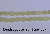 CNG6356 15.5 inches 14*18mm - 16*22mm freeform matte lemon quartz beads