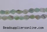 CNG6361 15.5 inches 14*18mm - 16*22mm freeform matte fluorite beads