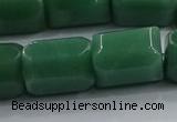 CNG6415 15.5 inches 15*20mm faceted nuggets green aventurine beads