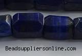 CNG6431 15.5 inches 15*20mm faceted nuggets lapis lazuli beads